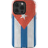 Cuban Flag Distressed iPhone 15 Pro Impact Case